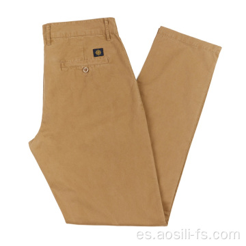 Pantalones de sarga de diseño de moda para hombre